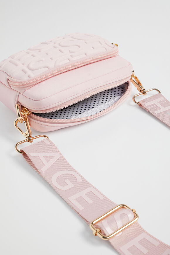 Heritage Double Pocket Cross Body Bag  Dusty Rose  hi-res