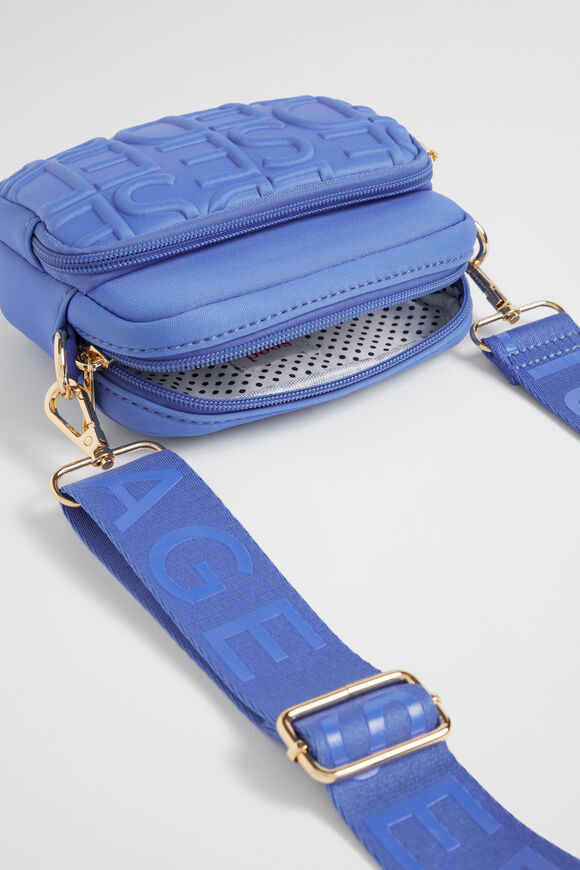 Heritage Double Pocket Cross Body Bag  Soft Cobalt  hi-res