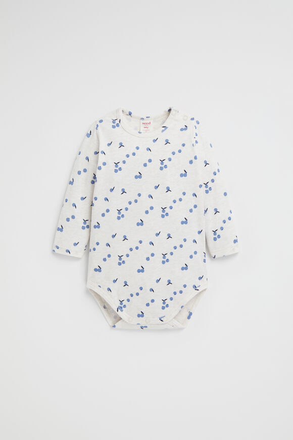 Blueberry Yardage Bodysuit  Snow Marle  hi-res