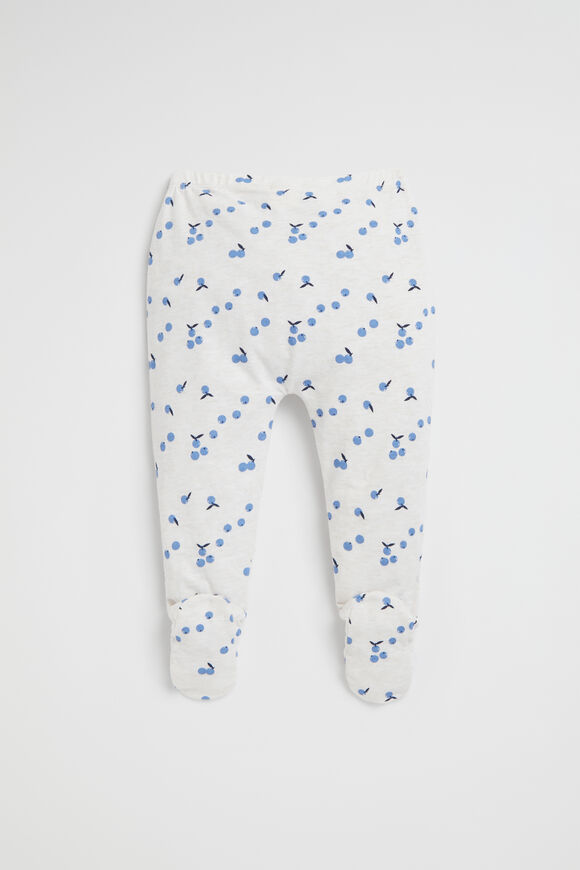 Blueberry Yardage Legging  Snow Marle  hi-res