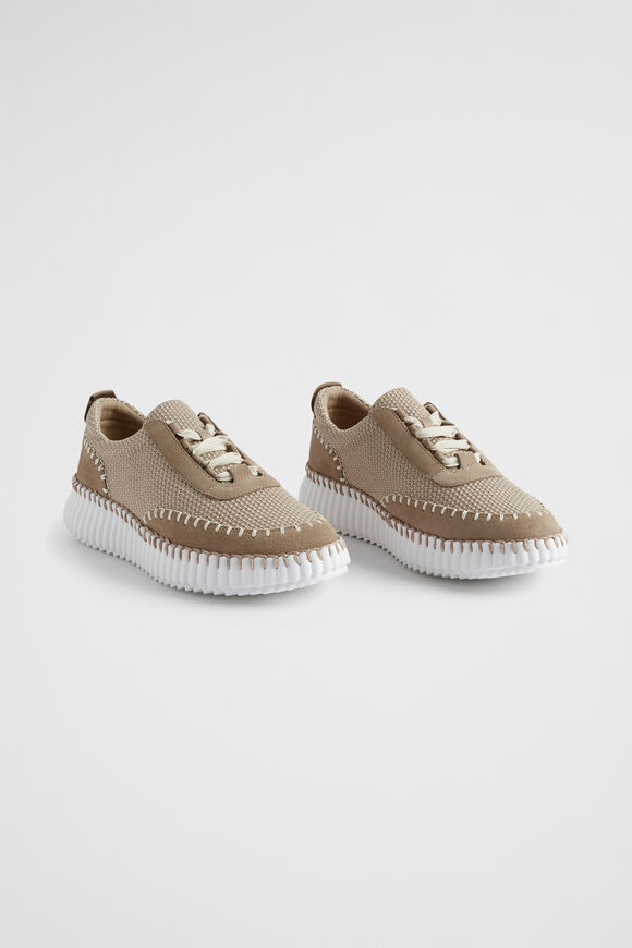 Brielle Knit Sneaker  Natural  hi-res