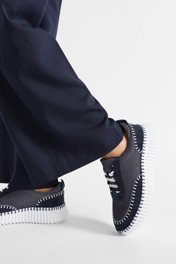 Brielle Knit Sneaker  Navy  hi-res