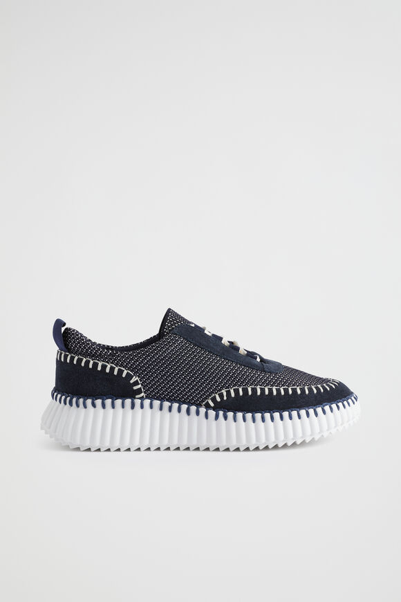 Brielle Knit Sneaker  Navy  hi-res