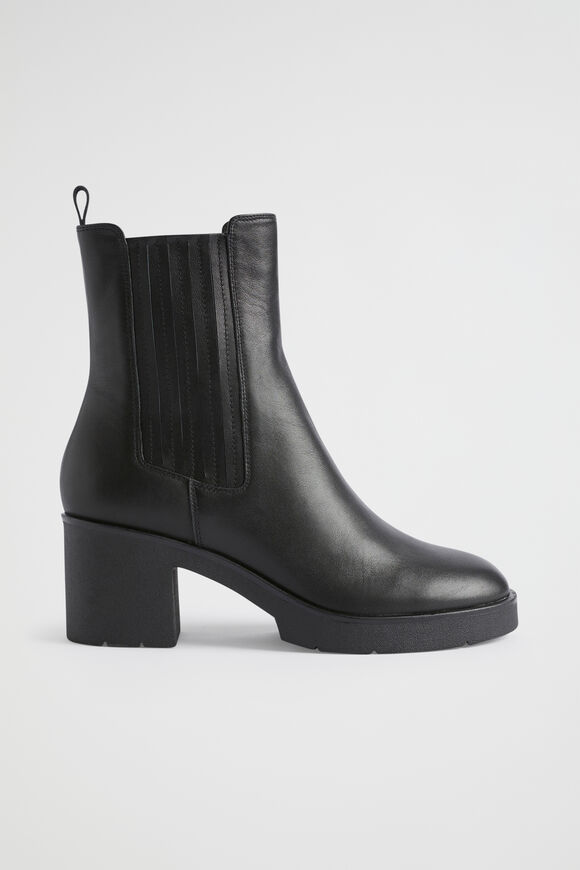 Julia Mid Heel Boot  Black  hi-res