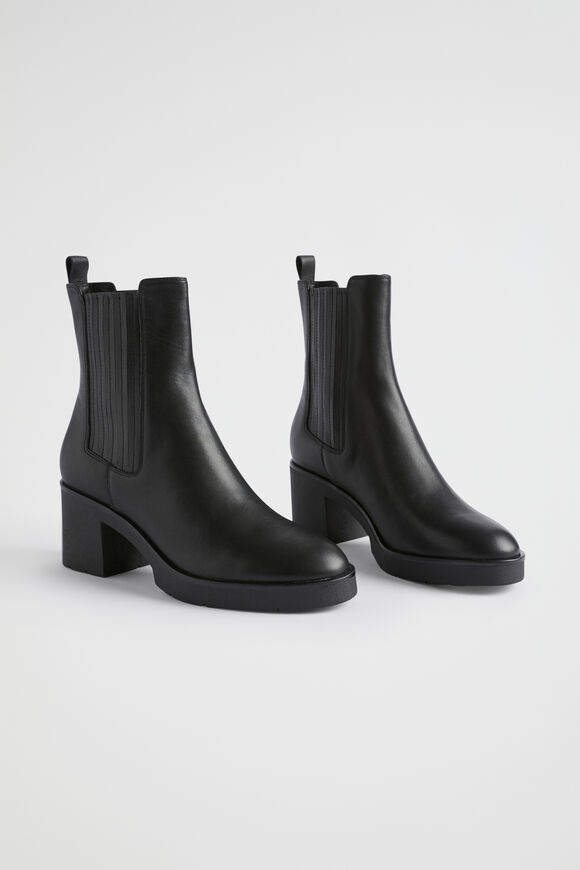 Julia Mid Heel Boot  Black  hi-res