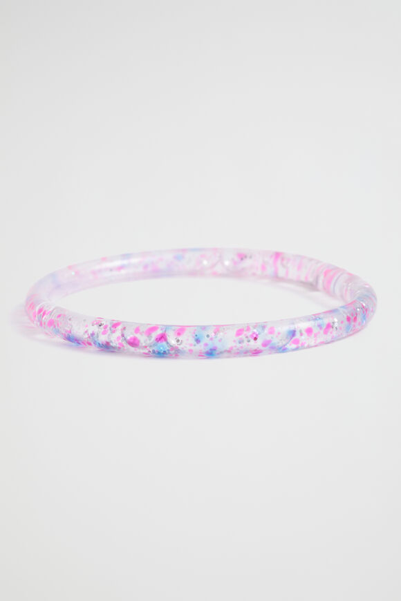 Rainbow Glitter Bangles  Multi  hi-res
