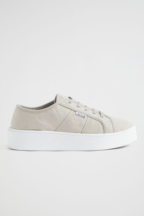 Billie Flatform Sneaker  Grey  hi-res