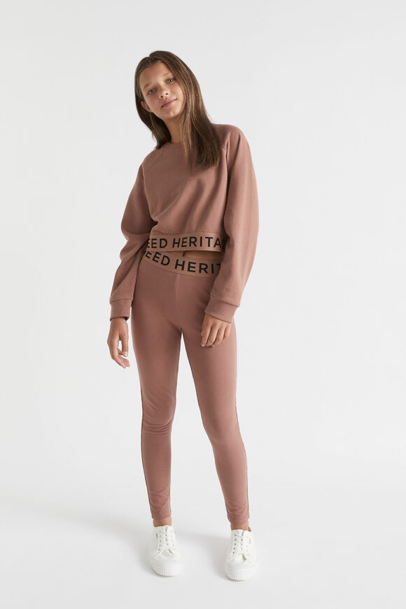 Logo Legging  Cocoa  hi-res
