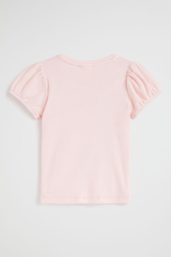 Core Summer Rib Tee  Dusty Rose  hi-res