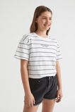Core Logo Tee  White Black  hi-res