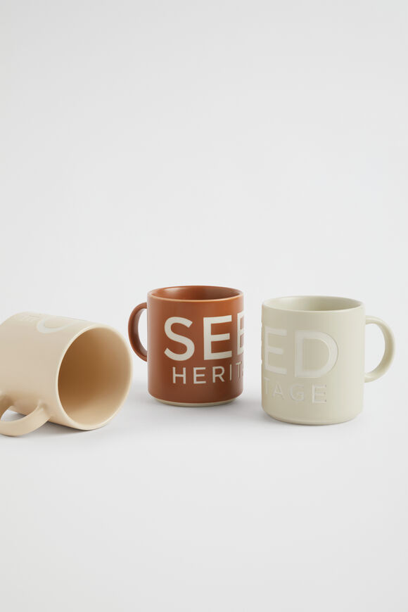 Seed Logo Mug  Terracotta  hi-res