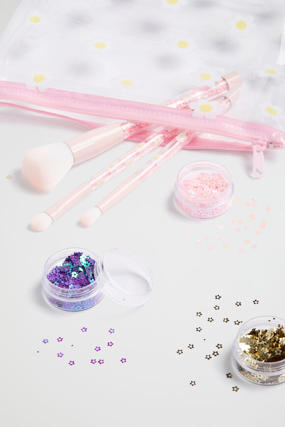 Brush and Glitter Set  Multi  hi-res