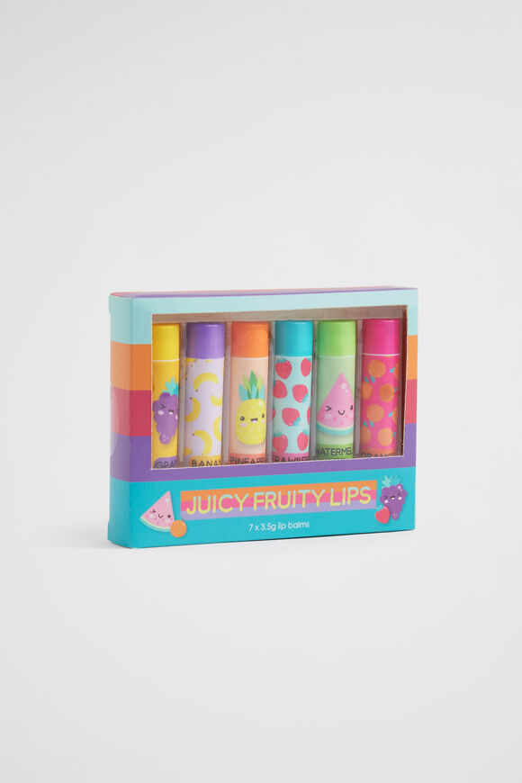Juicy Fruity Scented Lip Balm 5 Pack  Multi  hi-res