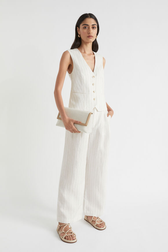 Textured Fold Over Clutch  Beige Multi  hi-res
