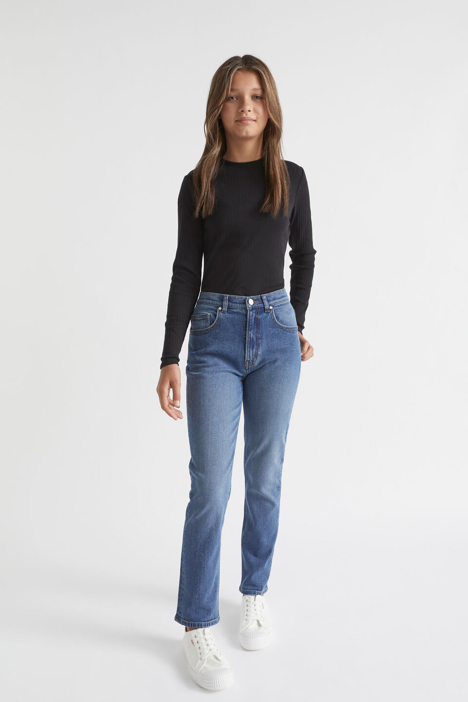 Core Rib Tee  Black
