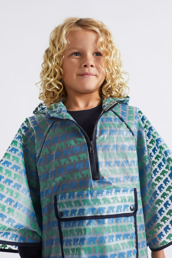 Bear Rain Poncho  Multi  hi-res