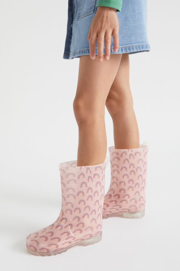 Rainbow Light Up Gumboot  Multi  hi-res