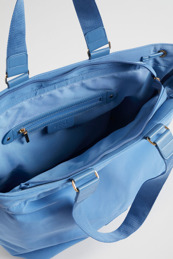 Heritage Logo Tote  Soft Cobalt  hi-res