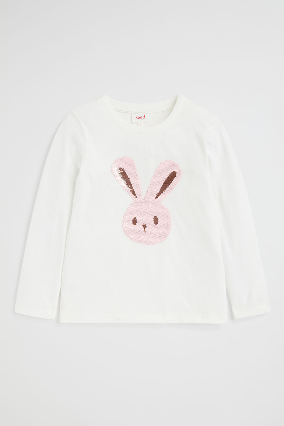Sequin Bunny Tee  Canvas
