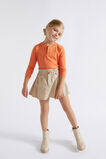 Funnel Rib Tee  Apricot  hi-res