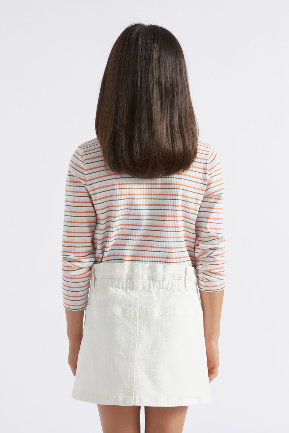 Funnel Rib Tee  Multi