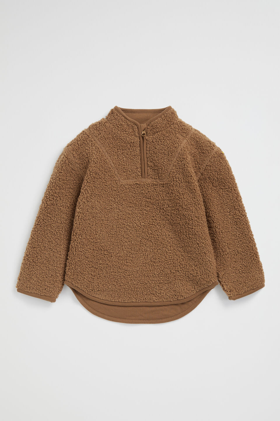 Fleece Zip Sweat  Cocoa