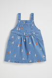 Bunny Denim Pinafore  Original Indigo  hi-res