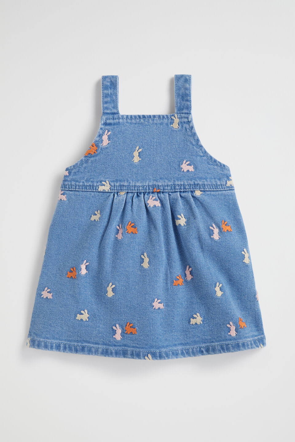 Bunny Denim Pinafore  Original Indigo