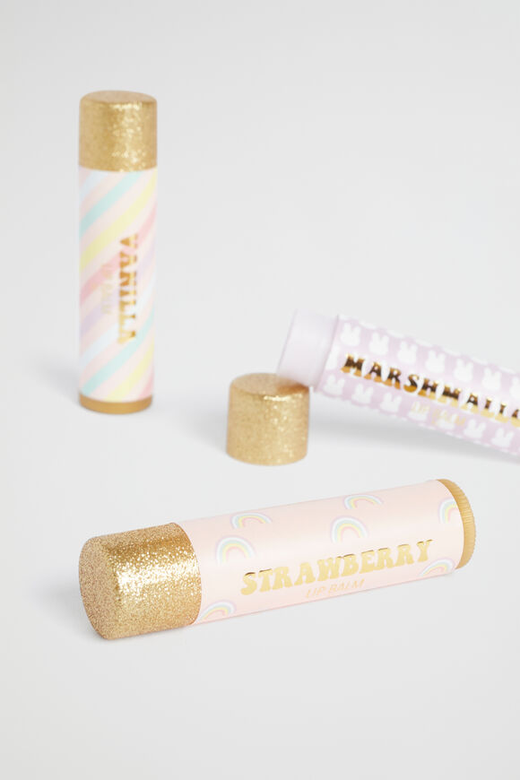 Bunny Rainbow 3 Pack Lip Balm  Multi  hi-res