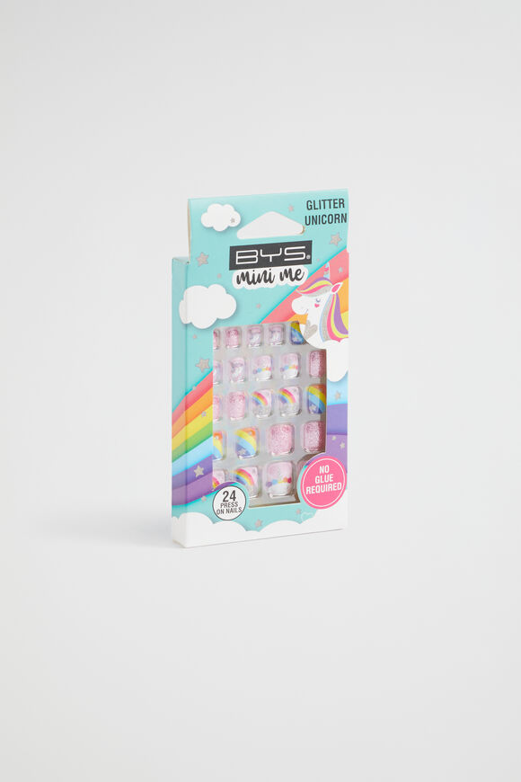 Glitter Unicorn Press on Nails  Multi  hi-res