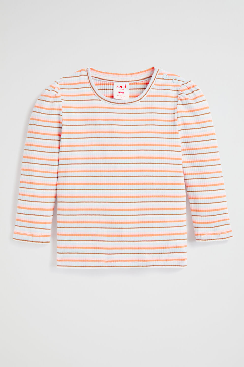 Stripe Rib Tee  Multi