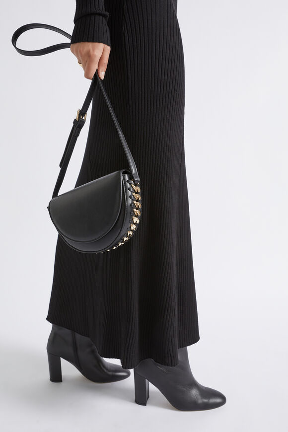 Chain Crossbody Bag  Black  hi-res