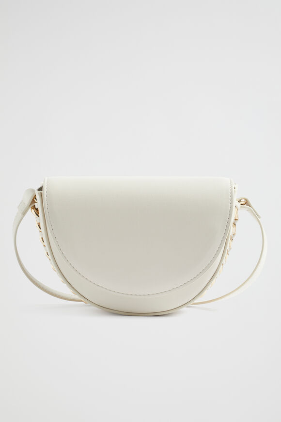 Chain Crossbody Bag  Bone  hi-res