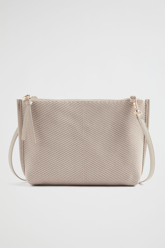Knitted Crossbody Bag  Light Storm  hi-res