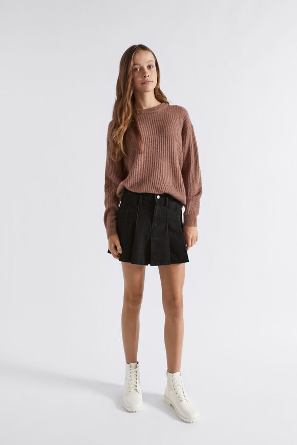 Relaxed Rib Knit  Cocoa  hi-res