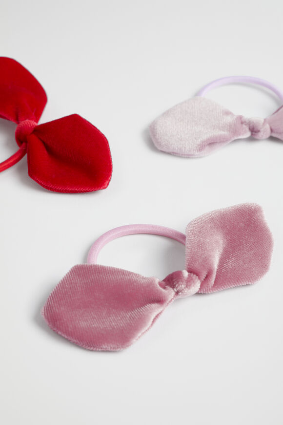Velvet Bow Elastic Pack  Multi  hi-res