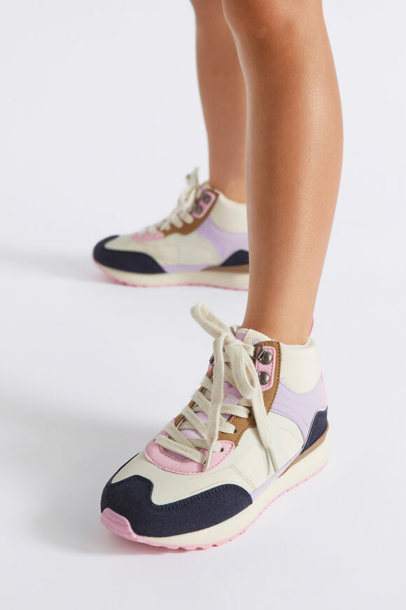Colour Block Hightop  Multi  hi-res