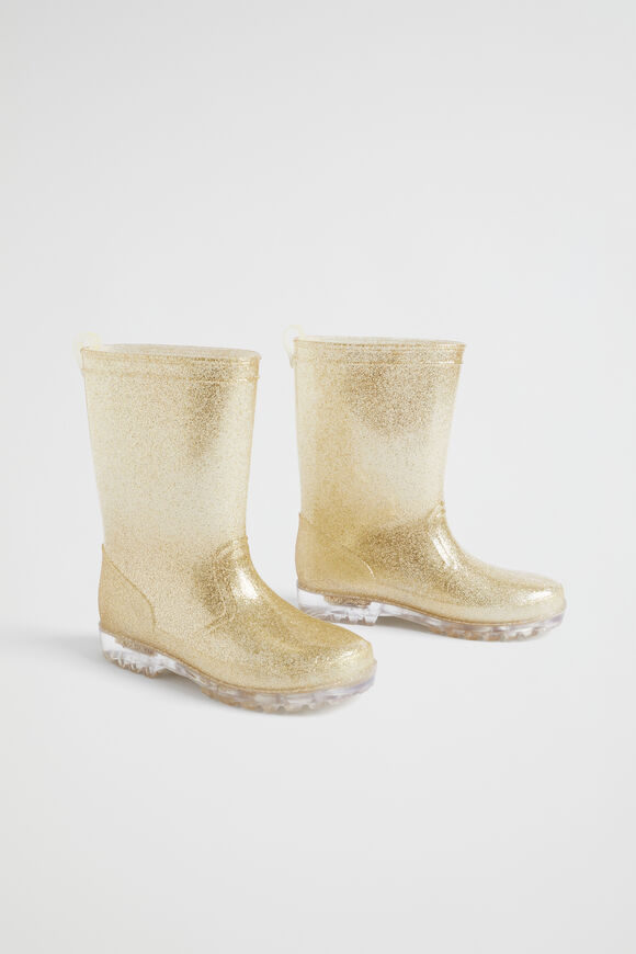 Foil Gumboot  Gold  hi-res