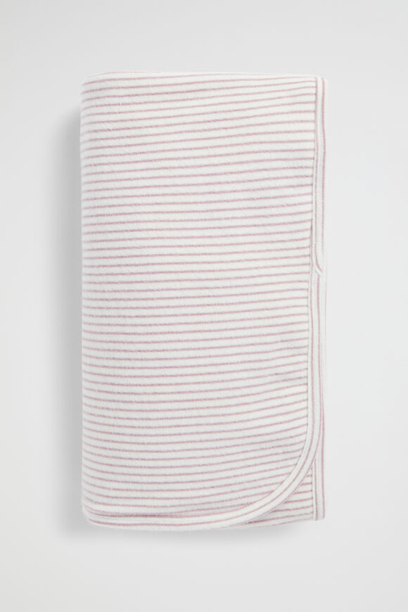Brushed Sherpa Blanket  Berry  hi-res