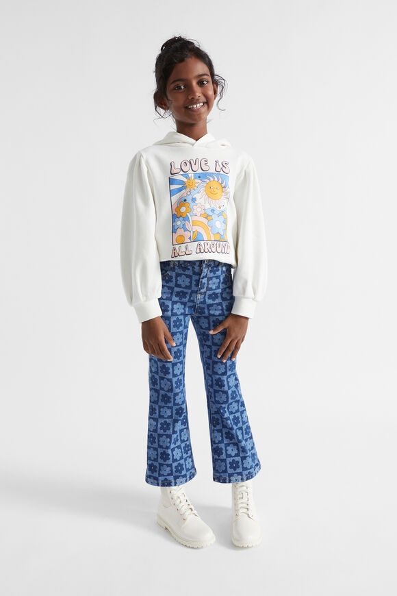 Love Is All Around Hoodie  Canvas  hi-res