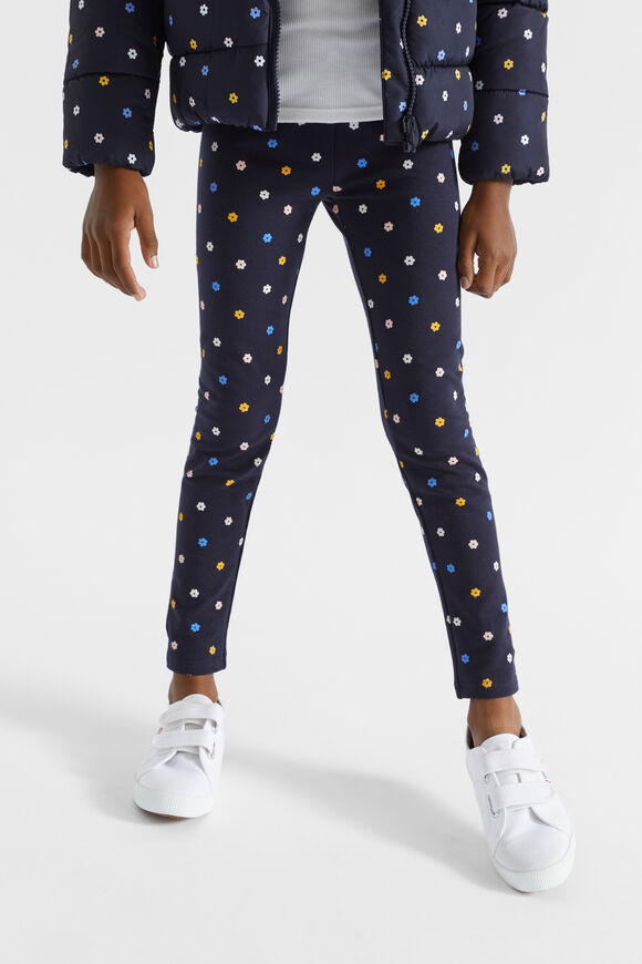 Mini Floral Legging  Midnight Blue  hi-res