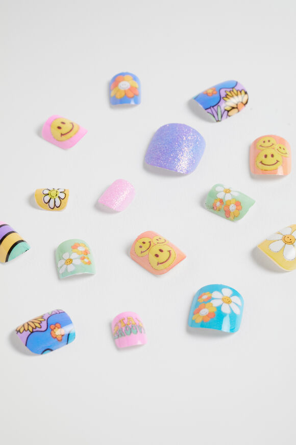 Groovy Press on Nails  Multi  hi-res