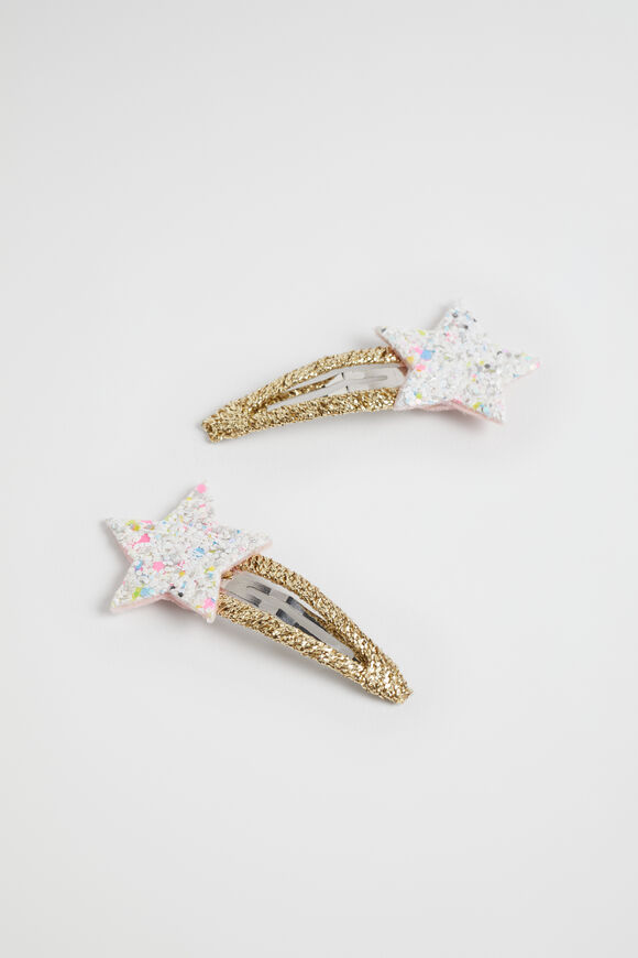 Glitter Star Snaps  Multi  hi-res
