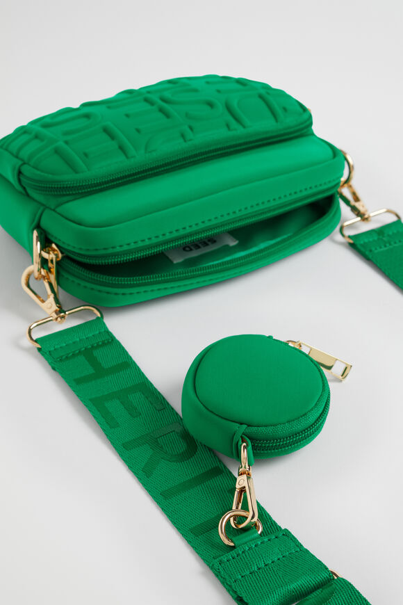Heritage Double Pocket Cross Body  Green  hi-res
