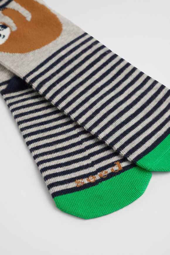 Sloth Sock  Multi  hi-res