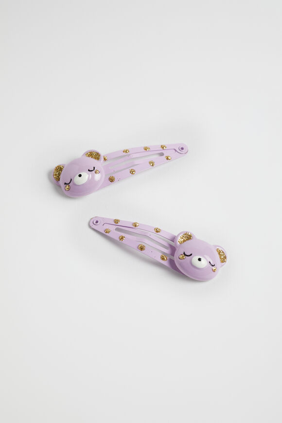 Glitter Bear Snaps  Orchid  hi-res