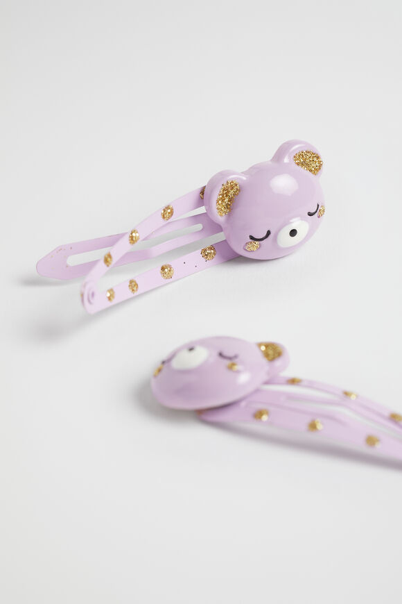 Glitter Bear Snaps  Orchid  hi-res