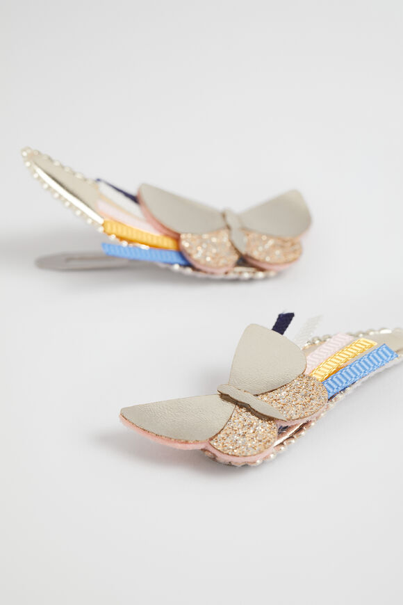 Butterfly Grosgrain Snaps  Multi  hi-res