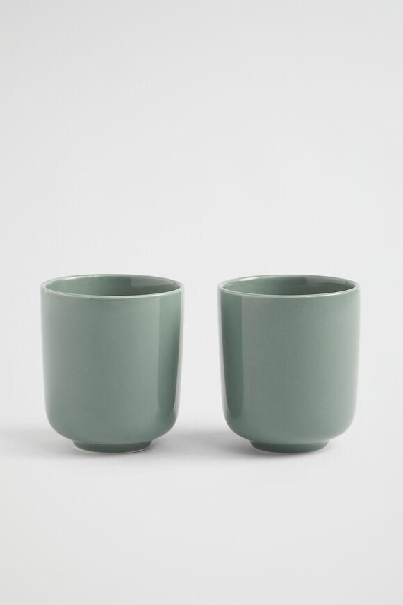 Lou Mug Pair  Eucalypt  hi-res