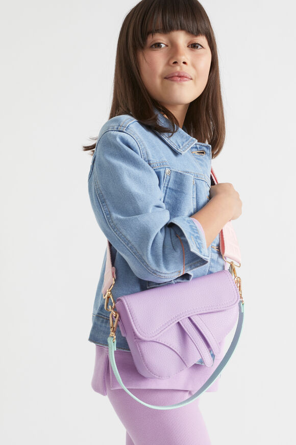 Heritage Saddle Bag  Lilac  hi-res